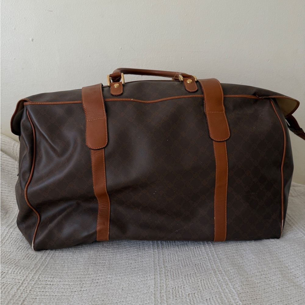 BALLY Vintage Leather Travel Duffle Bag - Picture 2 of 8